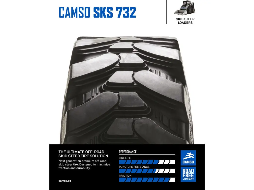 Camso Sks 732 Tire For Skid Steer Loaders 1