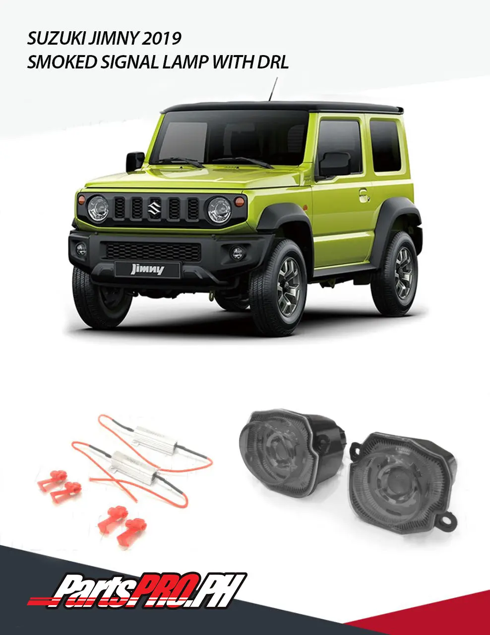Smoked Signal Lamp W/ Drl For Suzuki Jimny 2019 1