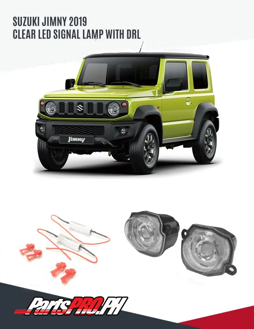 Clear Led Signal Lamp W/ Drl For Suzuki Jimny 2019 1