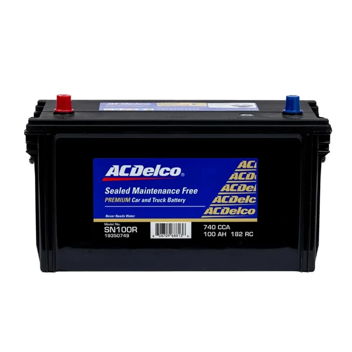 Acdelco Battery Smf N100 / 6Smf Sn100r Reverse 1