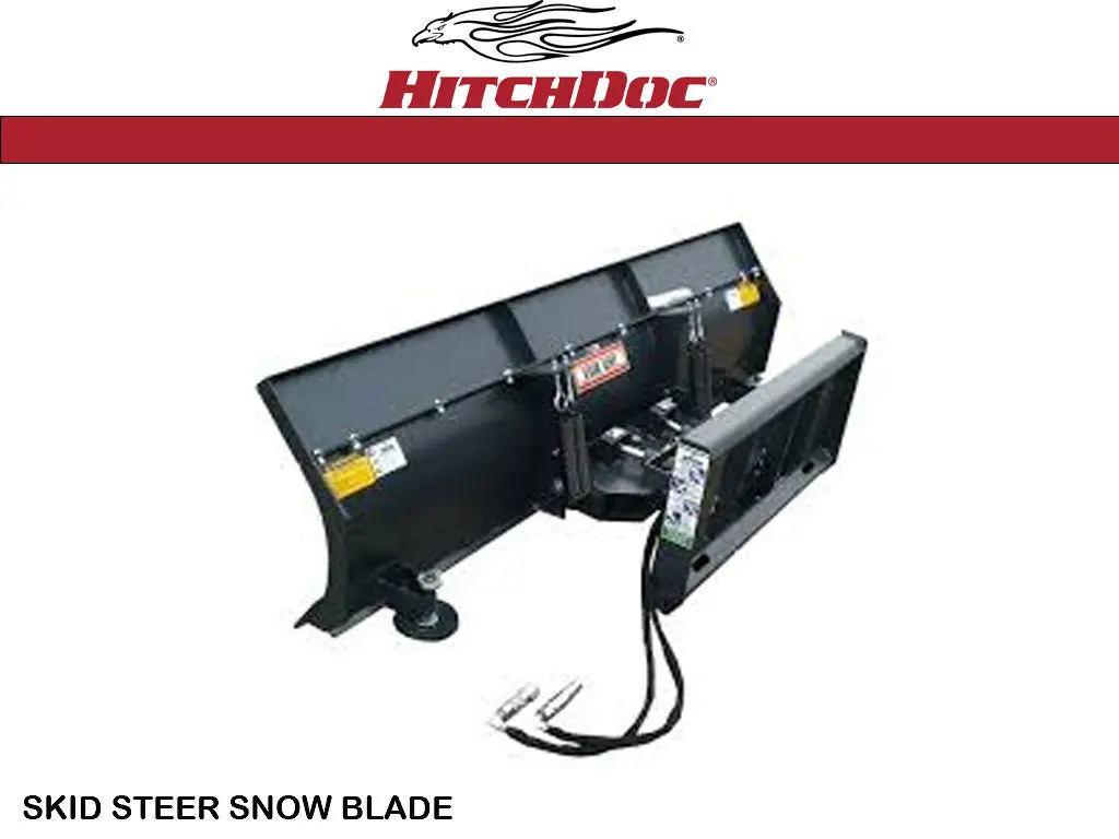 Hitch-Doc Multi Purpose Angle Blade For Skid Steer Loaders 1