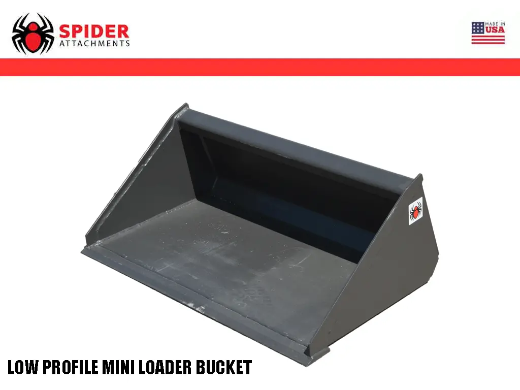 Spider Heavy Duty Low Profile Mini Loader Buckets 1