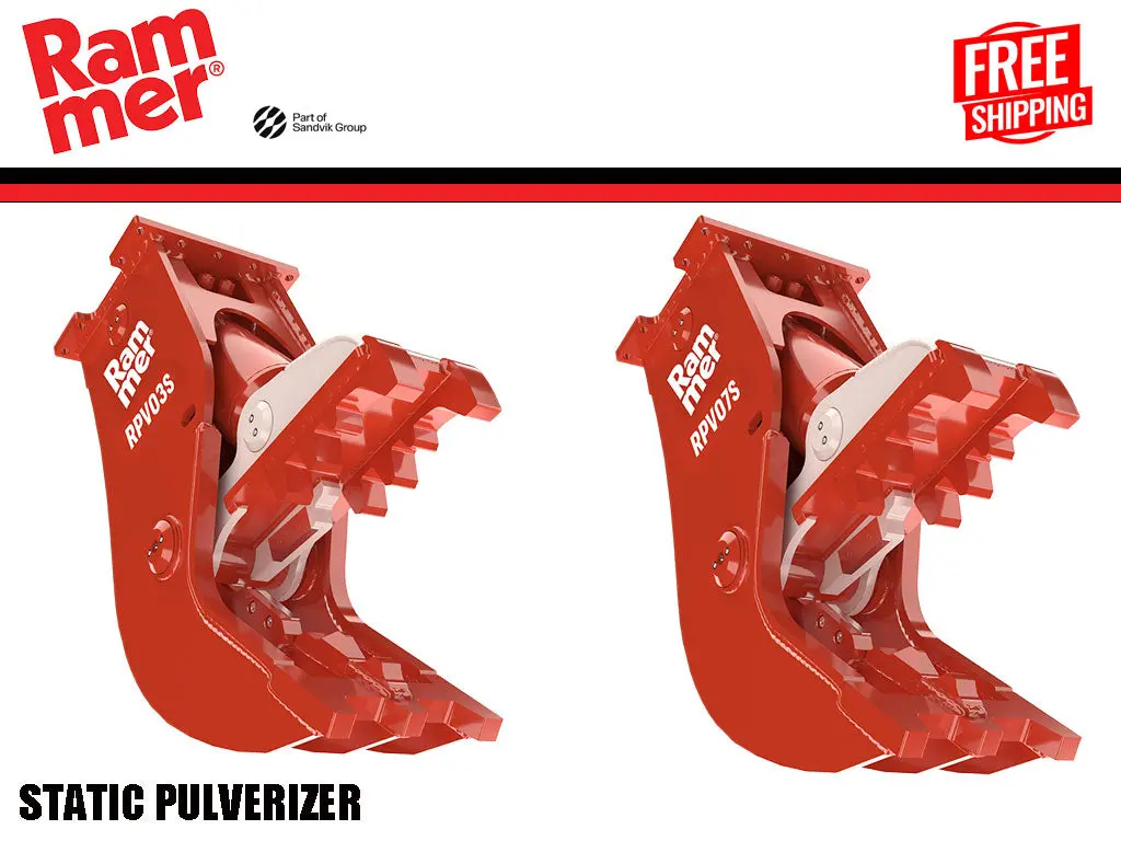 Rammer Static Pulverizer For Skid Steer Loader 1