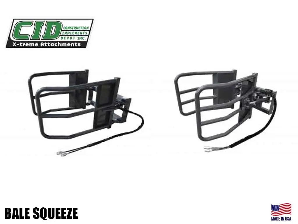 Cid Bale Squeeze For Skid Steer Loader 1