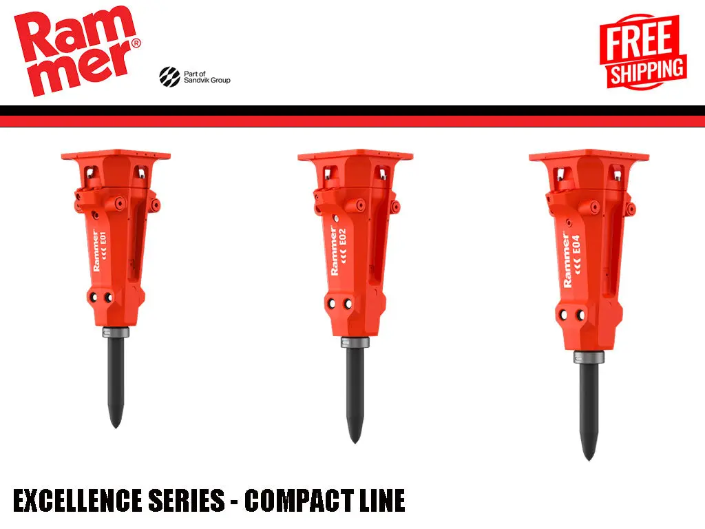 Rammer Excellence Line Compact Range Hammer For Mini Excavators 1