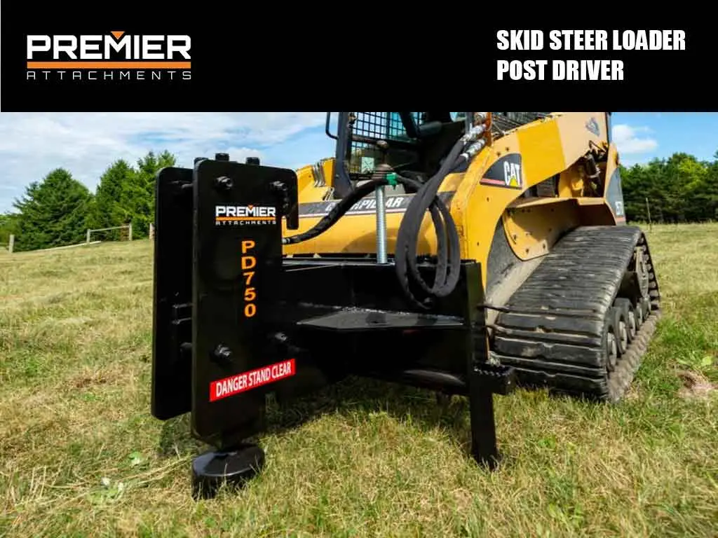 Premier Post Driver For Skid Steers 1