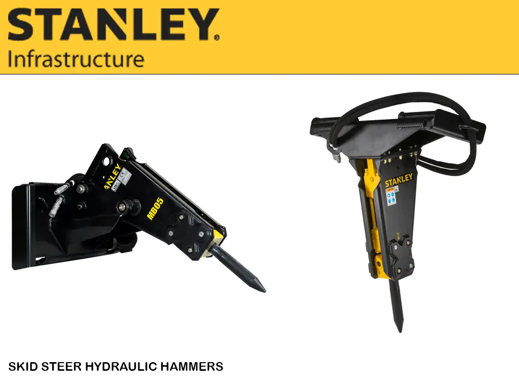 Stanley Hydraulic Breakers For Skid Steer Loaders 1