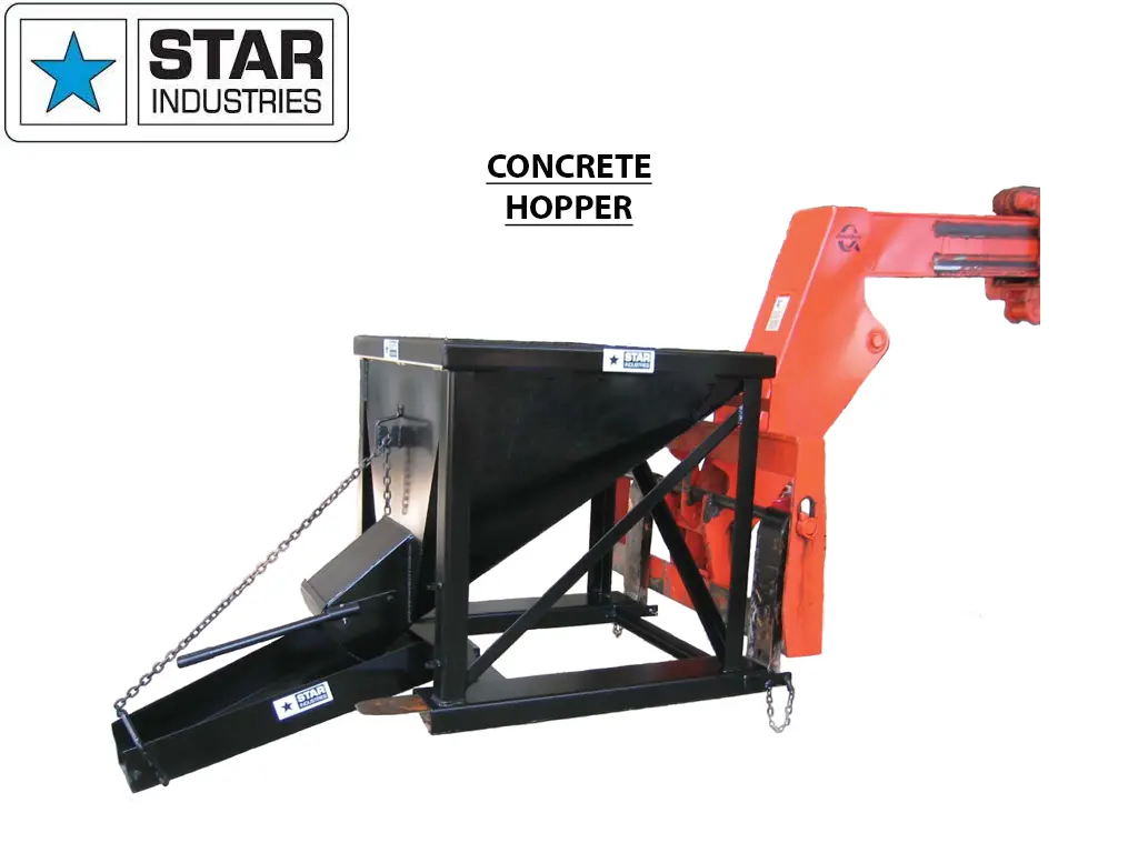 Star Forklift Concrete Hopper 1