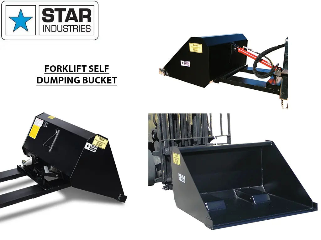 Star Forklift Self Dump Bucket 1
