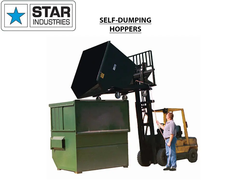 Star Forklift Heavy Duty Self-Dump Hopper 1