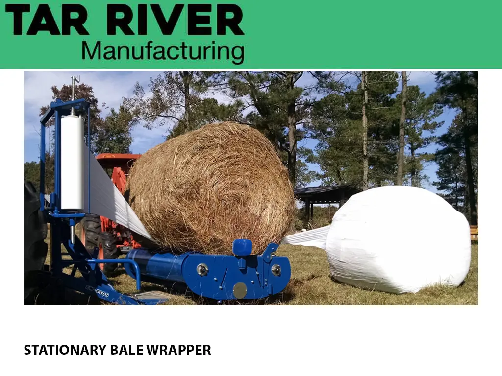 Tar River Stationary Econo-Wrap Bale Wrapper 1