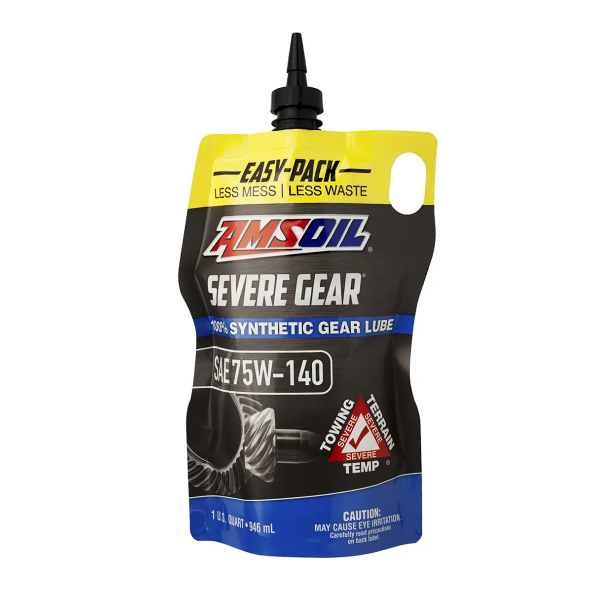 Amsoil 100% Synthetic Severe Gear Lube 75W140 1 Quart Easy Pack 1