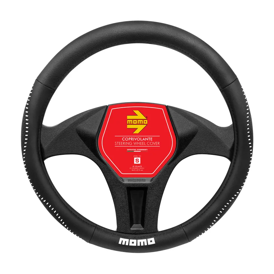 Momo Steering Cover Street Black/White 1