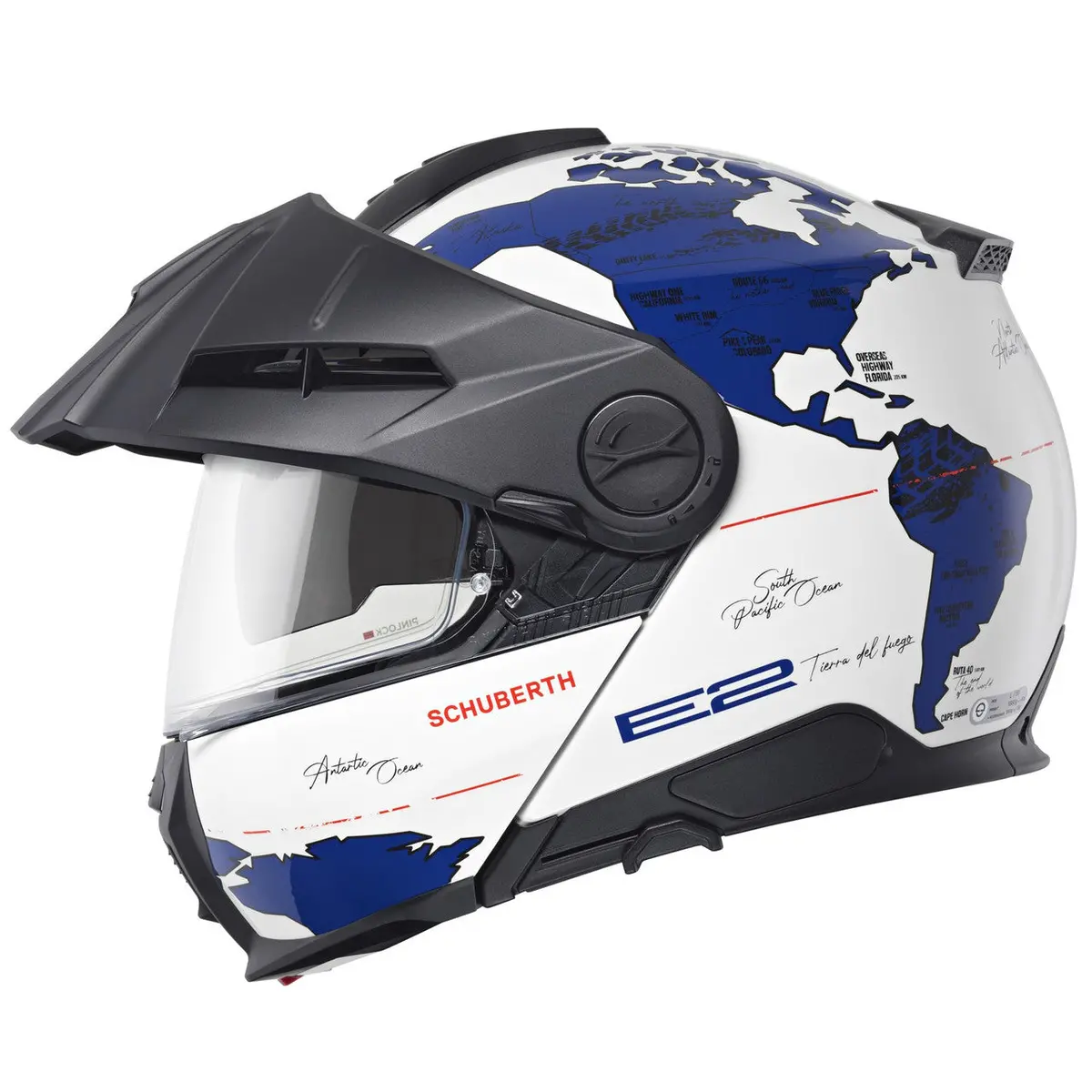 Schuberth E2 Modular Adventure Motorcycle Helmet - Atlas 1