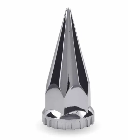 Northstar Chrome Push-On Spike Nut Cover – 33Mm Hub Pilot Semi Truck Wheels 1