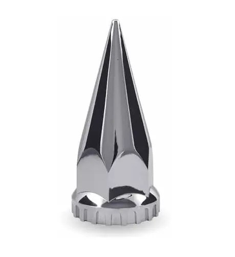 Northstar Chrome Screw-On Spike Nut Cover – 33Mm Hub Pilot Semi Truck Wheels 1
