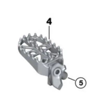 Bmw R1300gsa Enduro Rider Footpeg Right 1