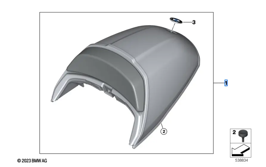 Bmw R12 Hump Cover 1
