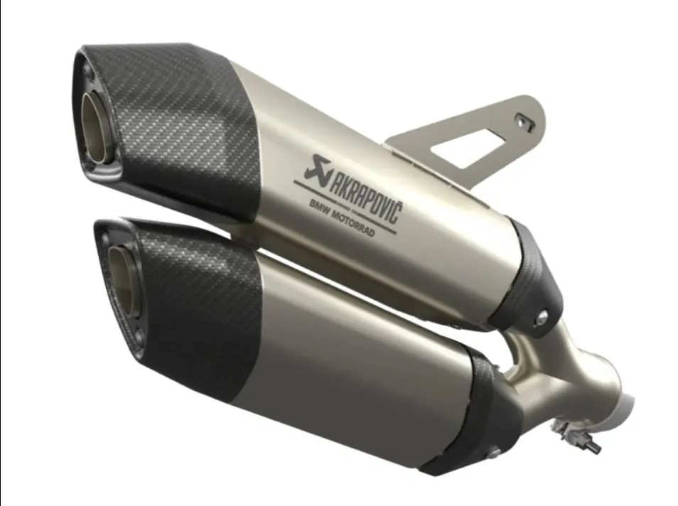 Bmw Sport Double Silencer Titanium Silver R1300gs/Gsa/R/Rs 2024-2026 1