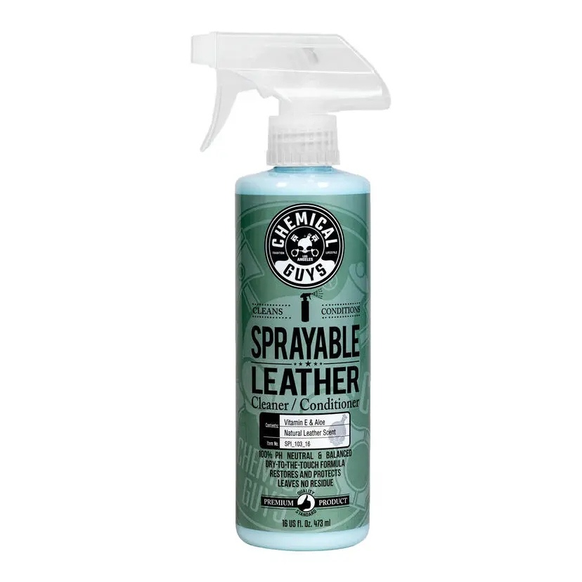 Chemical Guys Sprayable Leather Cleaner And Conditioner In One 16Oz. 1