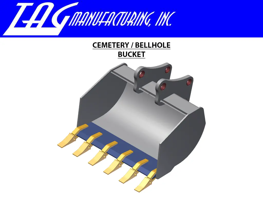 Tag Bellhole Buckets For 12000 - 14000 Lbs. Excavators 1