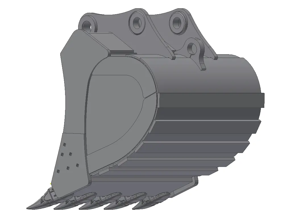 Tag Rock Buckets For 160,000 - 180,000 Lbs. Excavators 2