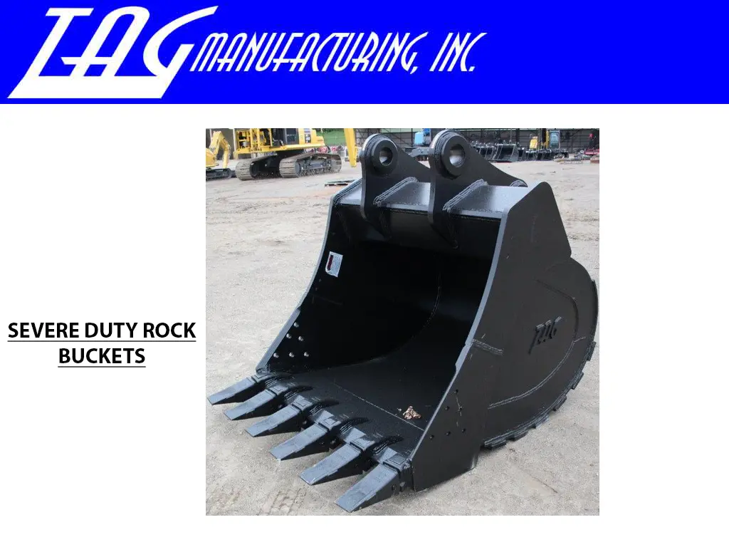 Tag Rock Buckets For 14000 - 16000 Lbs. Excavators 1