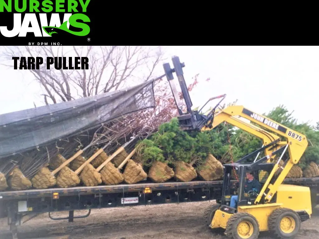 Dpm Nuresry Jaws  Tarp Puller Attachment For Skid Steer 1