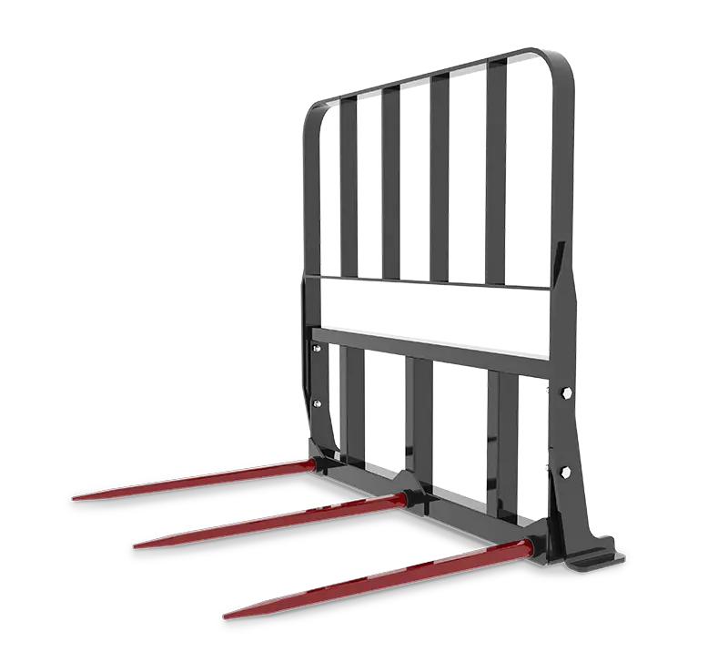 Hla Three Prong Bale Spear With Guard For Tractors 1