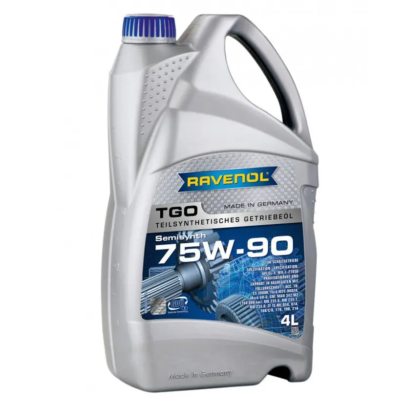 Ravenol Semi-Synthetic Manual Transmission Gear Oil Getriebeoel Tgo Gl-5 75W90 4 Liters 1