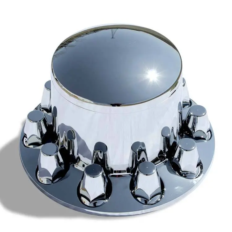 Rear Rounded Cap 10X285mm Hub Pilot W/ Regular Nut Covers 1