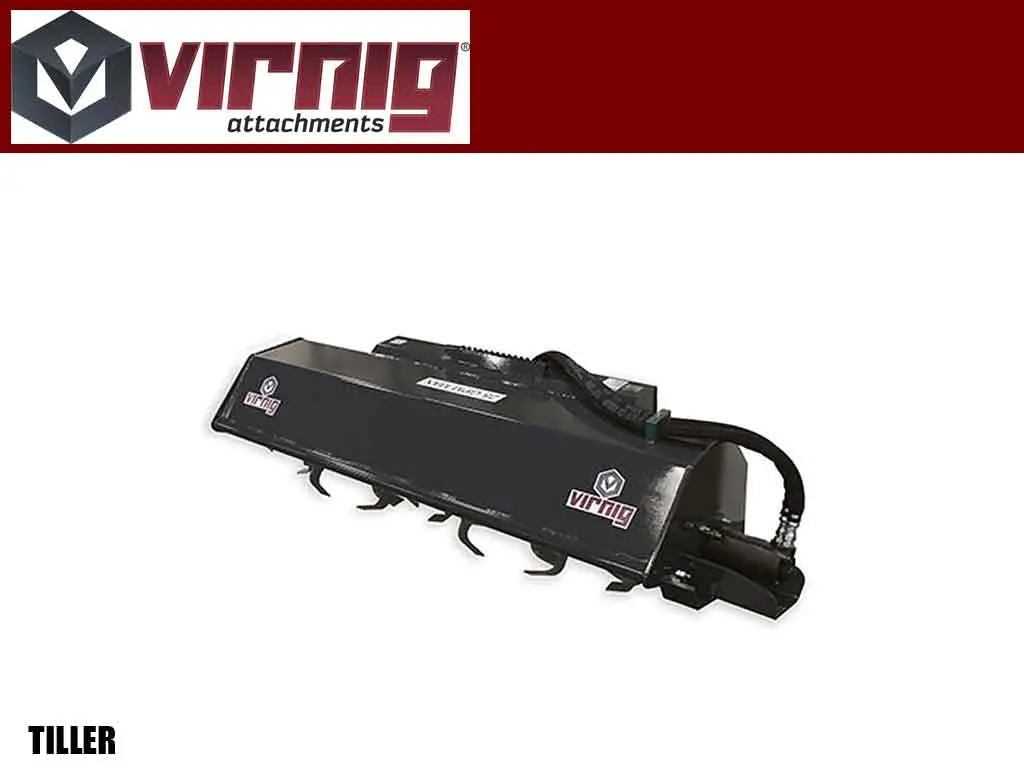 Virnig Tiller For Machines With Universal Skid Steer Mounting 1