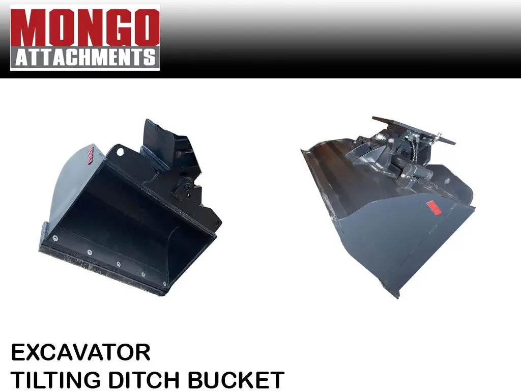 Mongo Excavator Tilt Buckets, 3300 - 33000 Lbs. Machines 1