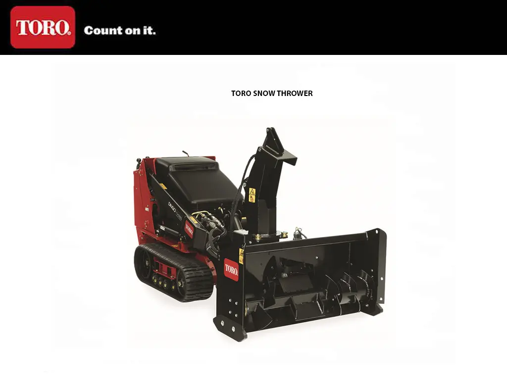 Toro Snow Thrower For Mini Loader 1