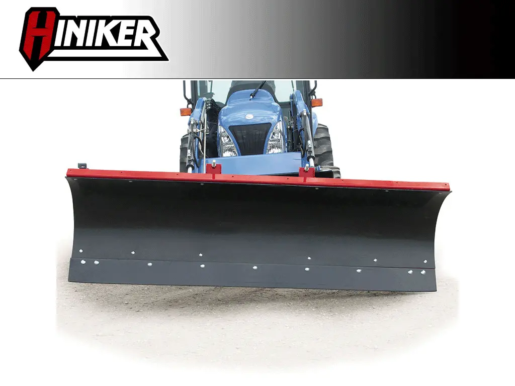 Hiniker Snow-Plow Blade For Compact Tractors With Skid Steer Mount 1