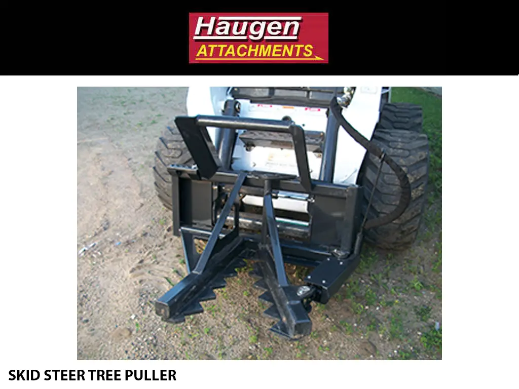 Haugen Tree Puller For Skid Steer 1