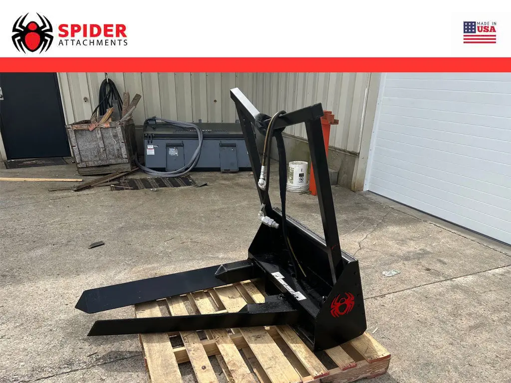 Spider Attachments Nursery Forks For Mini Loader 1