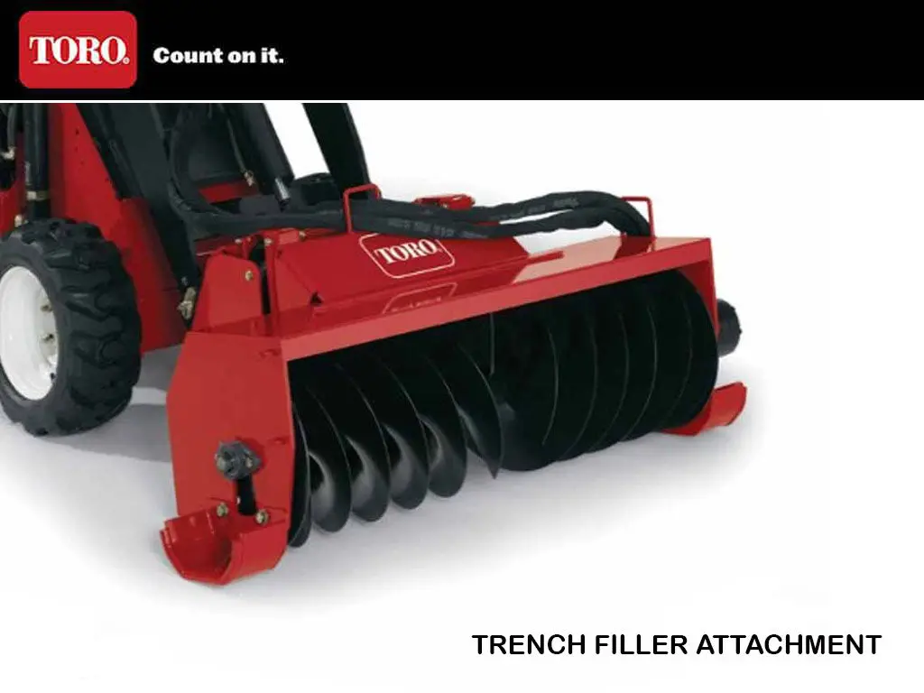 Toro Dingo Trench Filler For Mini Loader 1