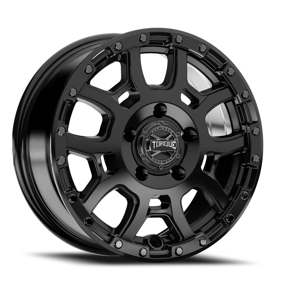 Satin Black Torque Hd Canyon Aluminum Wheel 5 On 130Mm (78.1Mm Bore) 1