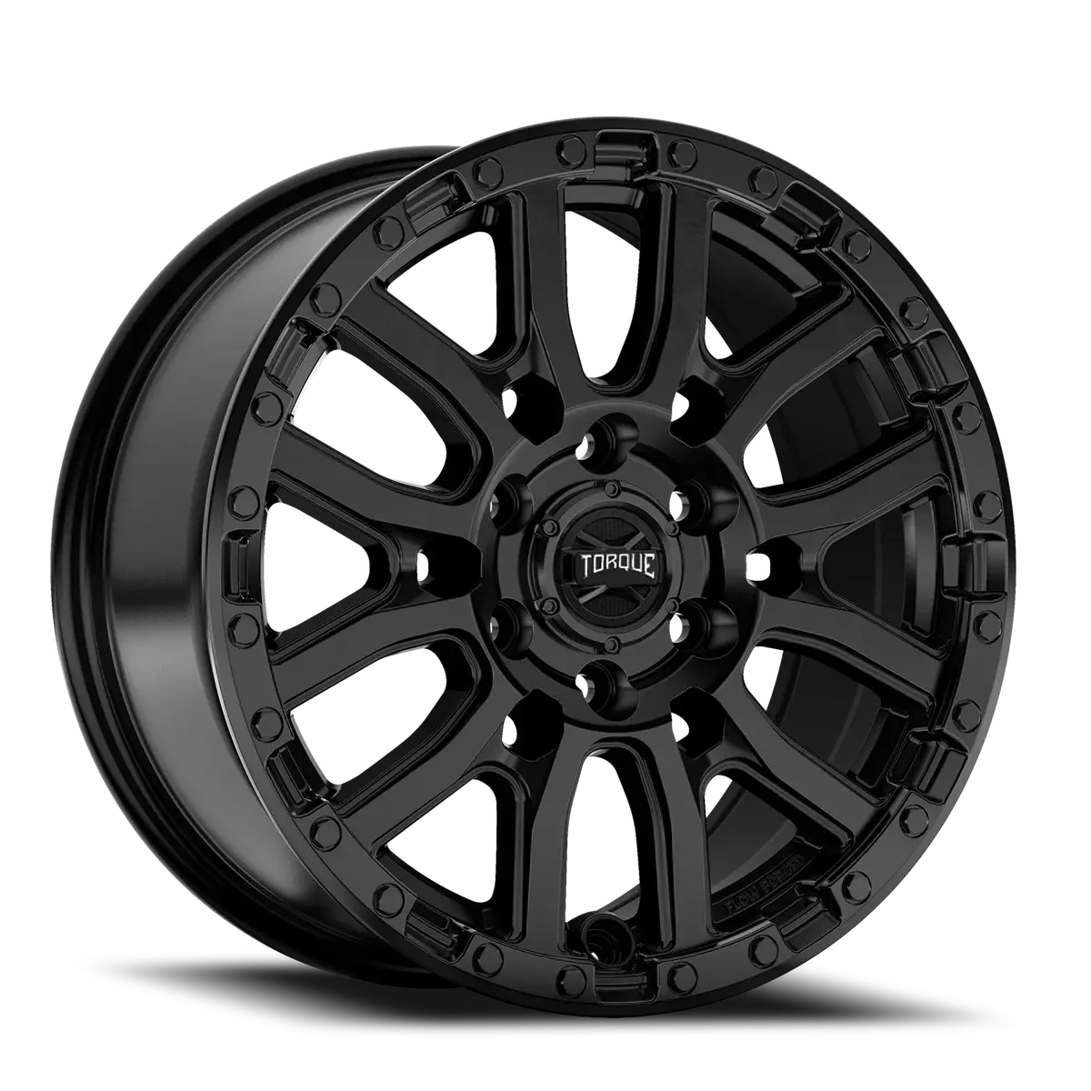 Satin Black Torque Hd Canyon Aluminum Wheel 6 On 130Mm (83.9Mm Bore) 1
