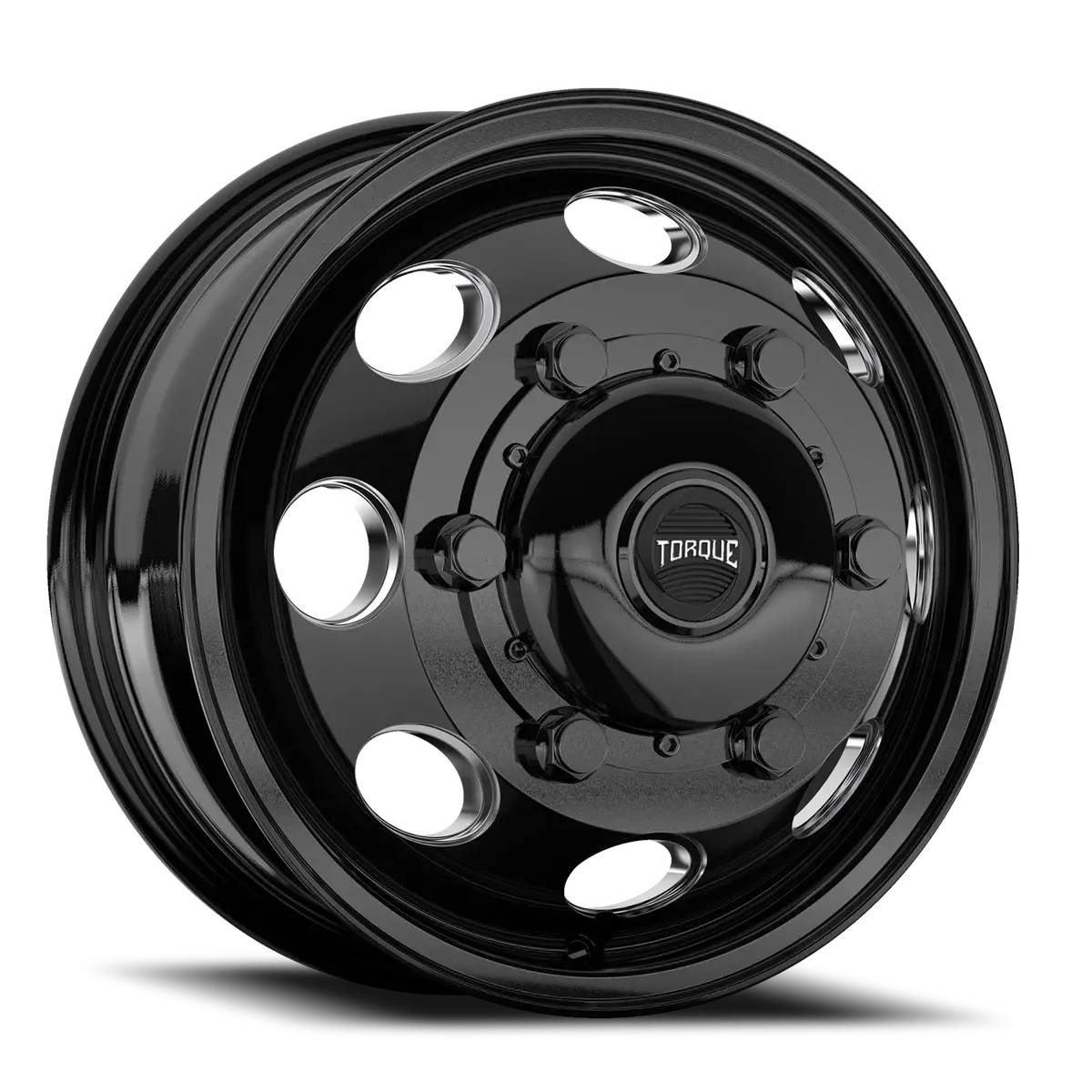 Gloss Black Milled Spoke Torque Hd Revolver Aluminum Wheel 6 On 205Mm (161.1Mm Bore) 1