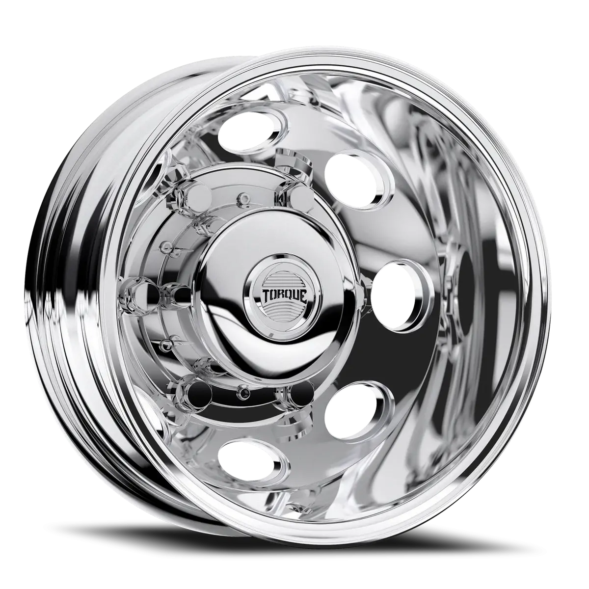 Polished Torque Hd Revolver Aluminum Wheel 6 On 205Mm (161.1Mm Bore) 1