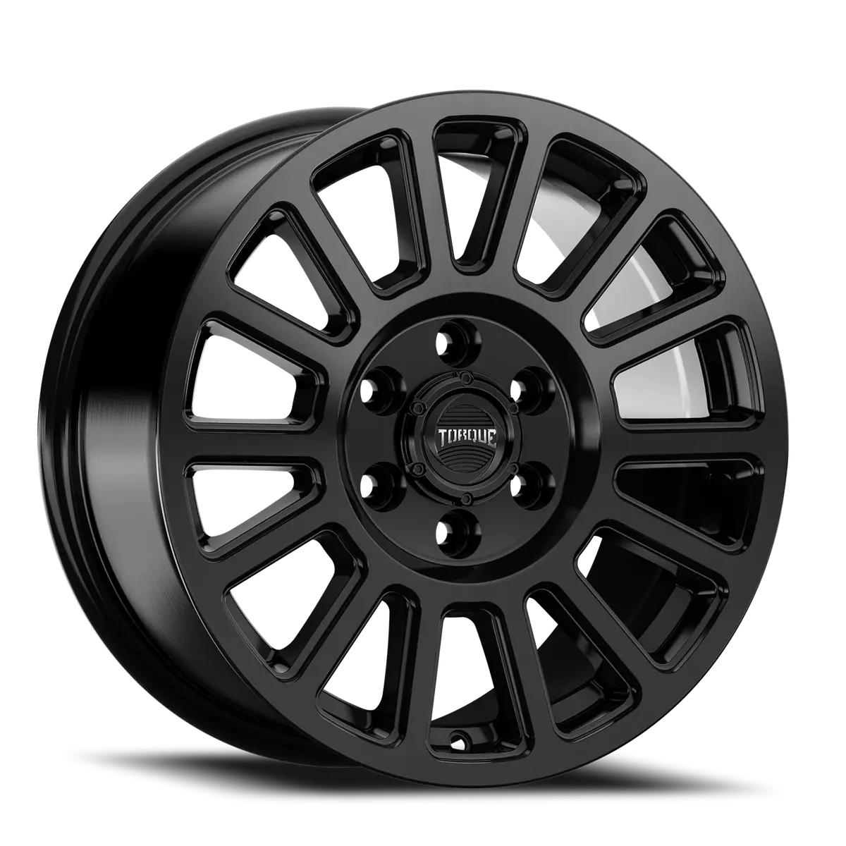 Satin Black Torque Hd Trek Aluminum Wheel 6 On 130Mm (83.9Mm Bore) 1