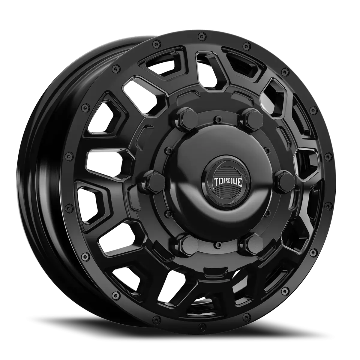 Satin Black Torque Hd Rush Aluminum Wheel 6 On 205Mm (161.1Mm Bore) 1