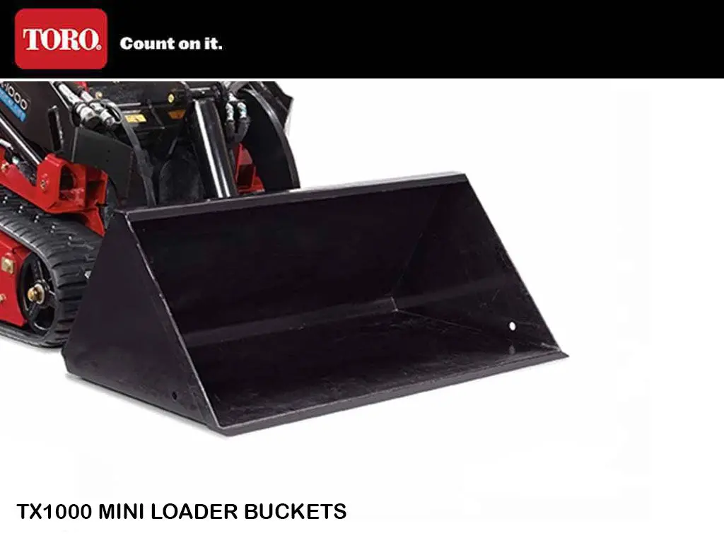 Toro Dingo Tx1000 Buckets For Mini Loader 1