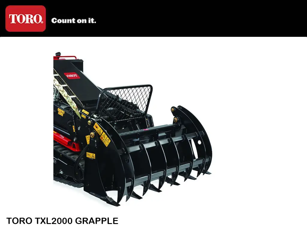 Toro Dingo Txl2000 Grapple Attachment 1