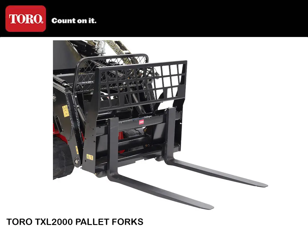 Toro Dingo Txl2000 Adjustable Pallet Forks 1