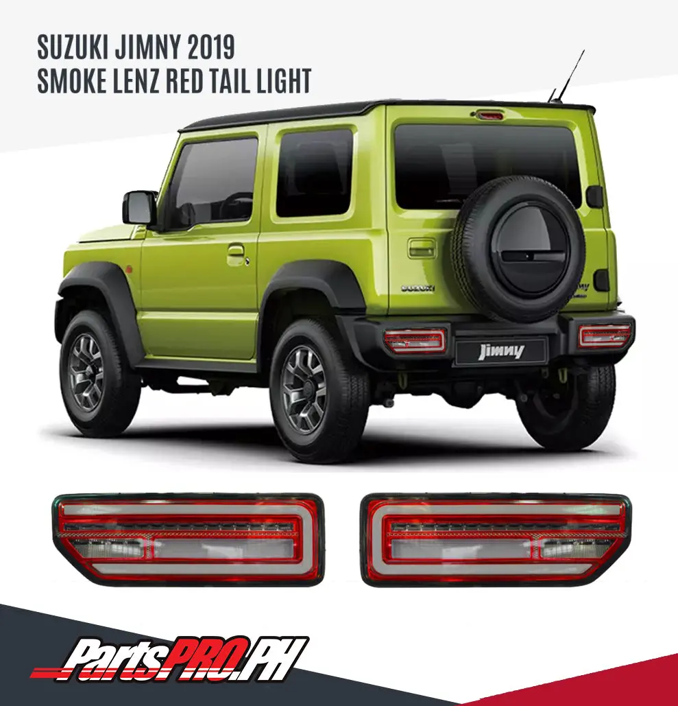 Clear Lens Red Led Tail Lamp Sequential For Suzuki Jimny 2019 1
