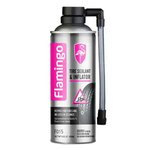 Flamingo Car Care Tire Sealant & Inflator 450Ml 1