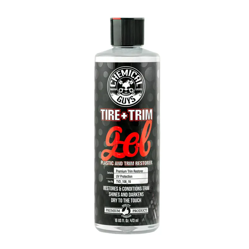 Chemical Guys Tire And Trim Gel For Plastic And Rubber 16Oz. 1